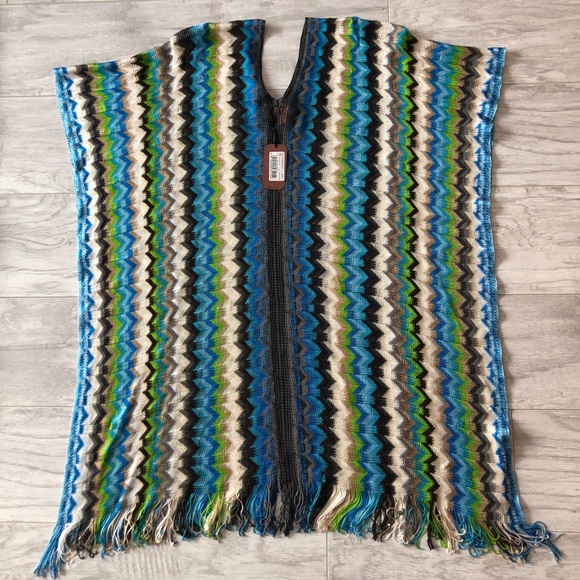 Missoni Multi Colour Knit Poncho - Picture 7 of 7